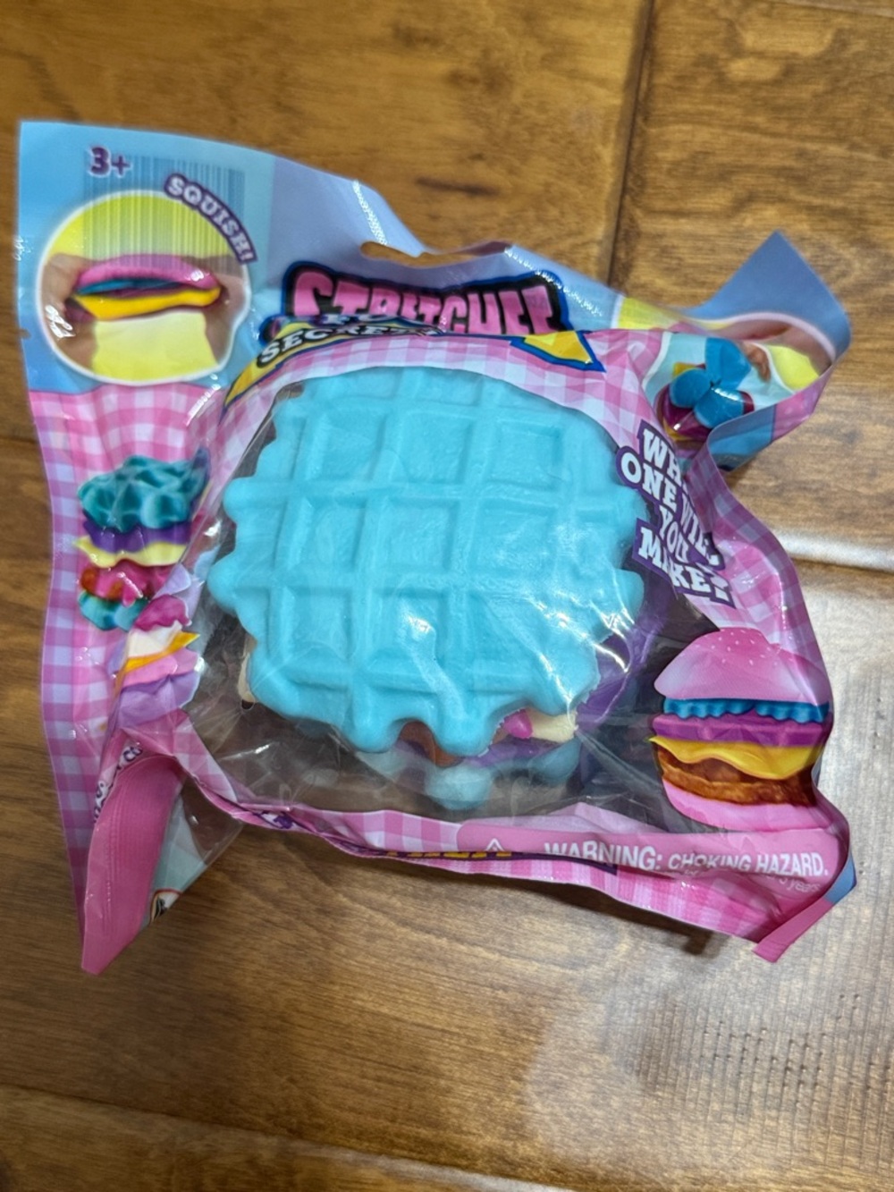 NWT Stretchee Foodz Secret Menu Squishy Toy Pack - Chick’n Waffles